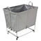 Steele Canvas Basket 6 BU Elevated Truck Grey Vinyl w/Grey Vinyl - 2in Stem Casters 92E6VGRYVGRYM2S - alternate 1